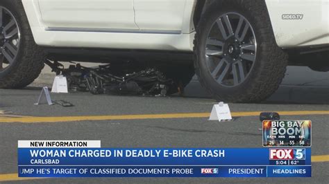 Woman charged in deadly Carlsbad e-bike crash